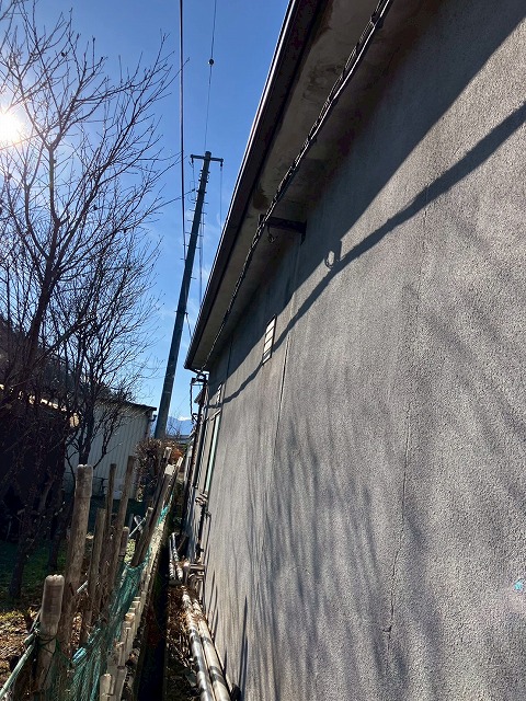 外壁の状態確認